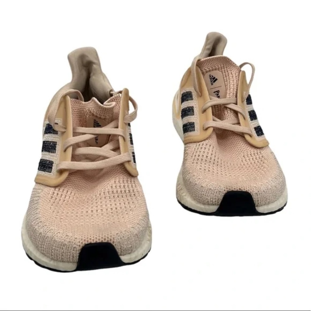adidas Women's Cream Ultra Boost Parley Linen Shoes Size 7